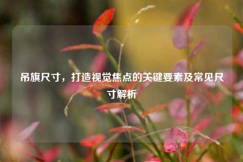 吊旗尺寸，打造视觉焦点的关键要素及常见尺寸解析