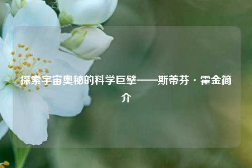探索宇宙奥秘的科学巨擘——斯蒂芬·霍金简介