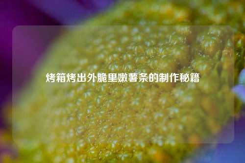 烤箱烤出外脆里嫩薯条的制作秘籍