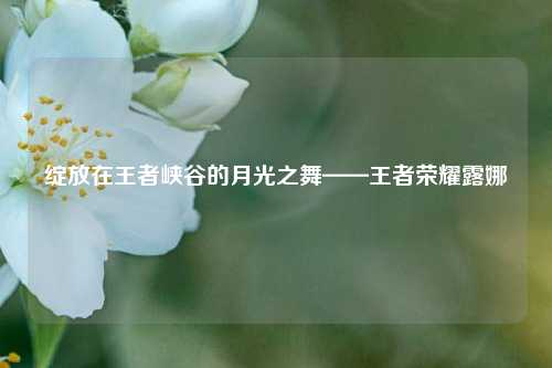 绽放在王者峡谷的月光之舞——王者荣耀露娜
