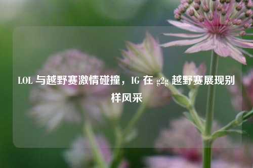 LOL 与越野赛激情碰撞，IG 在 g2g 越野赛展现别样风采