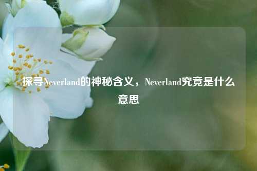 探寻Neverland的神秘含义，Neverland究竟是什么意思