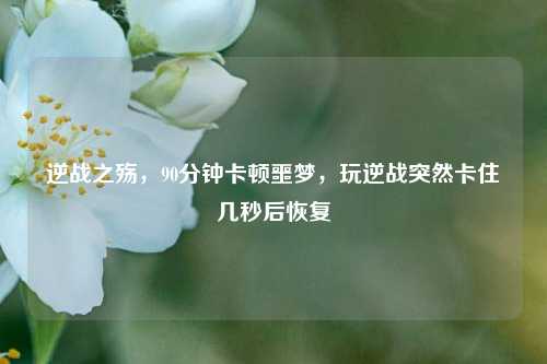 逆战之殇,90分钟卡顿噩梦,玩逆战突然卡住几秒后恢复
