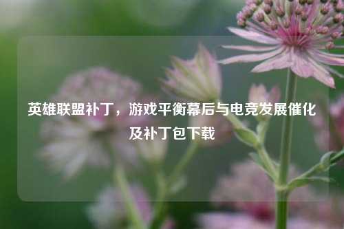 英雄联盟补丁，游戏平衡幕后与电竞发展催化及补丁包下载