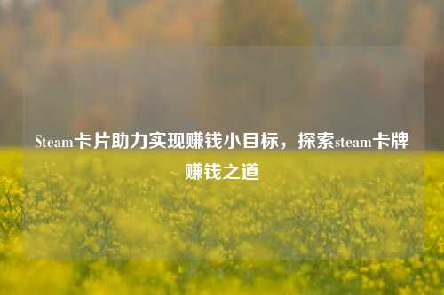 Steam卡片助力实现赚钱小目标，探索steam卡牌赚钱之道