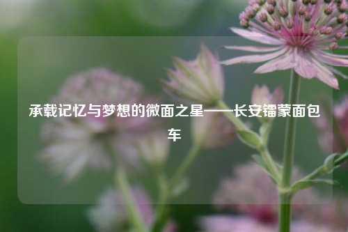 承载记忆与梦想的微面之星——长安镭蒙面包车