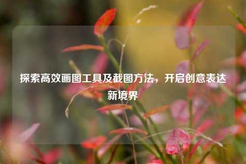 探索高效画图工具及截图方法，开启创意表达新境界