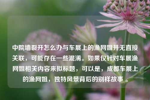 中院墙裂开怎么办与车展上的渔网姐并无直接关联，可能存在一些混淆。如果仅针对车展渔网姐相关内容来拟标题，可以是，成都车展上的渔网姐，独特风景背后的别样故事 。