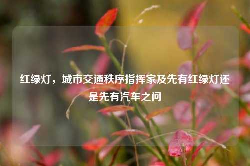 红绿灯，城市交通秩序指挥家及先有红绿灯还是先有汽车之问