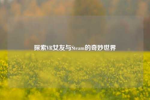 探索VR女友与Steam的奇妙世界