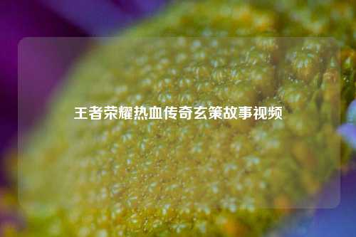 王者荣耀热血传奇玄策故事视频
