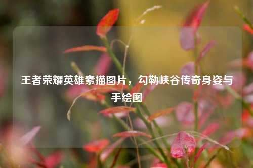 王者荣耀英雄素描图片，勾勒峡谷传奇身姿与手绘图
