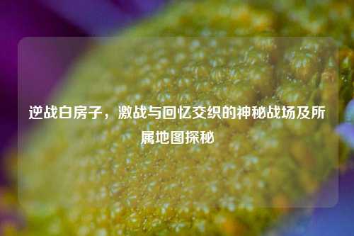 逆战白房子，激战与回忆交织的神秘战场及所属地图探秘