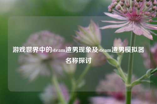 游戏世界中的steam渣男现象及steam渣男模拟器名称探讨