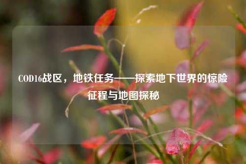 COD16战区,地铁任务——探索地下世界的惊险征程与地图探秘