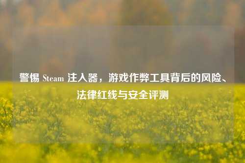警惕 Steam 注入器，游戏作弊工具背后的风险、法律红线与安全评测