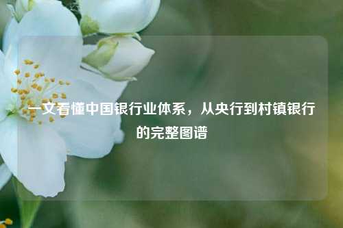 一文看懂中国银行业体系，从央行到村镇银行的完整图谱