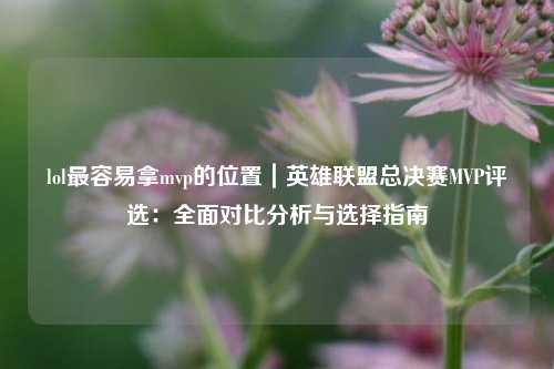 lol最容易拿mvp的位置｜英雄联盟总决赛MVP评选：全面对比分析与选择指南